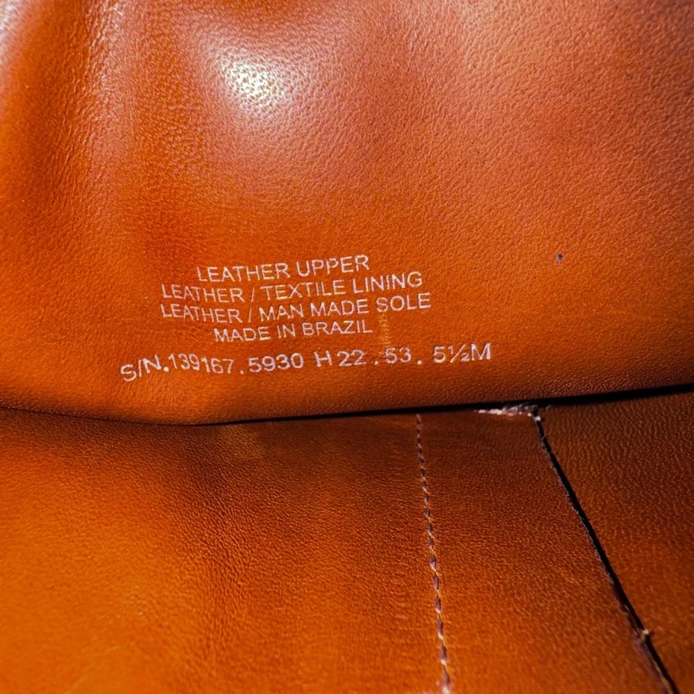 Tory Burch Everly Strap Sierra Brown Tall Riding Boots 5.5